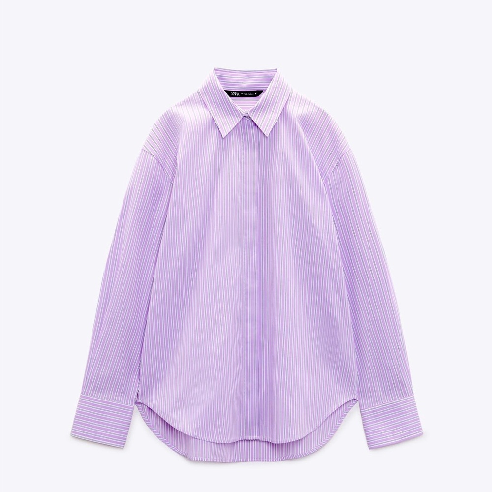 Striped Poplin shirt